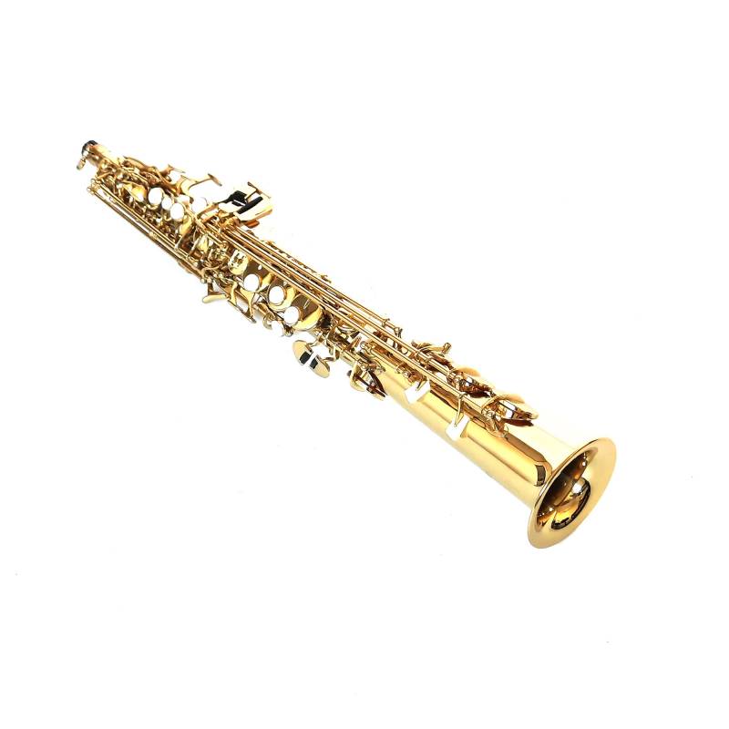 Saxofón soprano recto con estuche